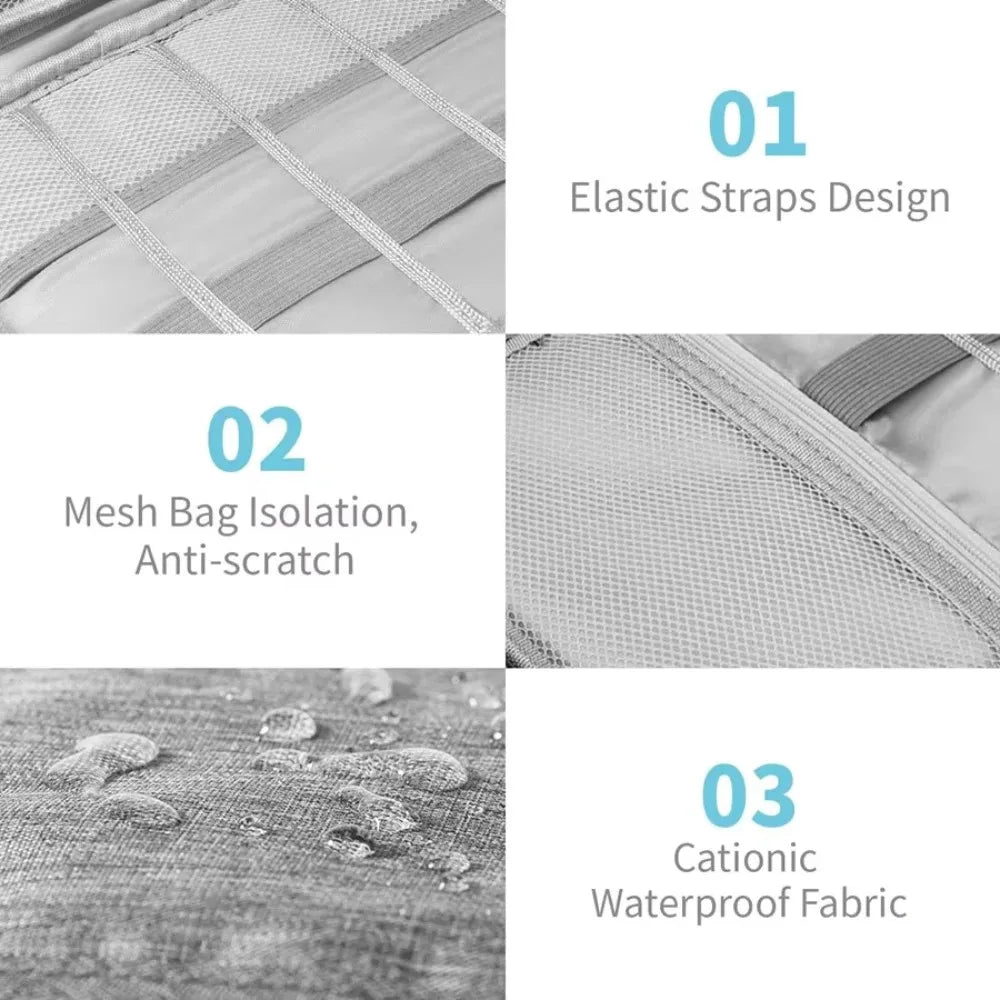 Nomvero Electronic Travel Organizer – Kabel- & Tech-Zubehör-Tasche