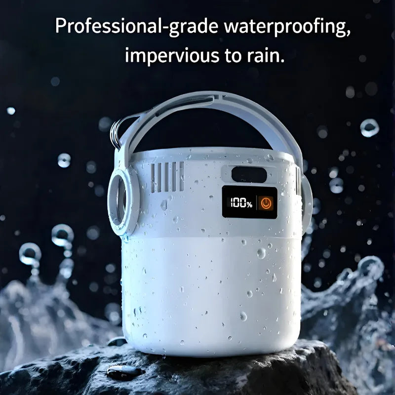 Nomvero Solar Camping Lantern – USB-C Rechargeable Outdoor Light & Power Bank