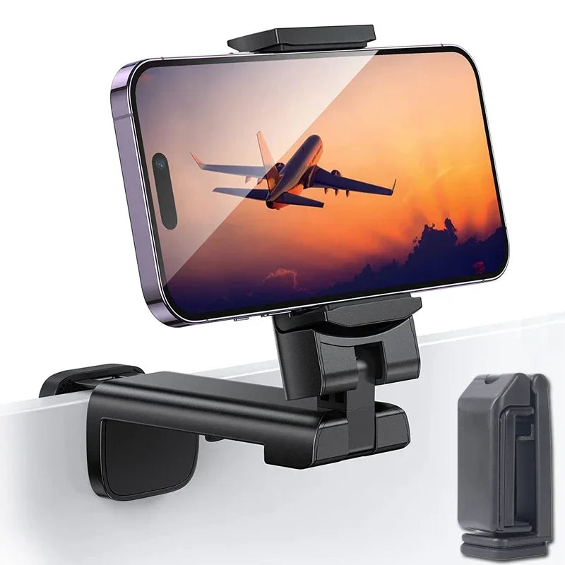 Nomvero Airplane Phone Holder – 360° Foldable Travel Phone Stand