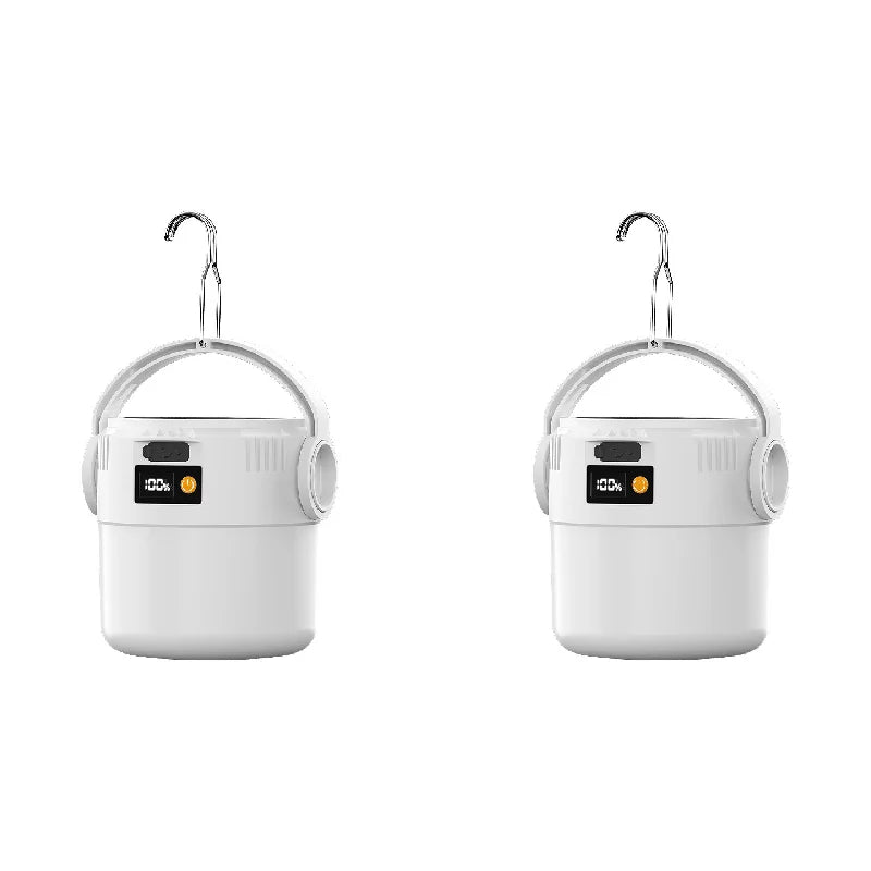 Nomvero Solar Camping Lantern – USB-C Rechargeable Outdoor Light & Power Bank