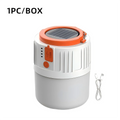 Nomvero Solar Camping Lantern – USB-C Rechargeable Outdoor Light & Power Bank.