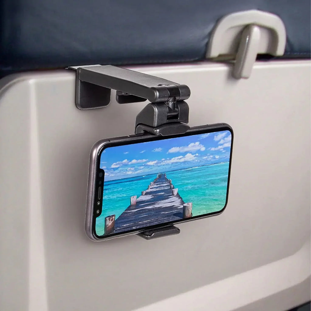 Nomvero Airplane Phone Holder – 360° Foldable Travel Phone Stand