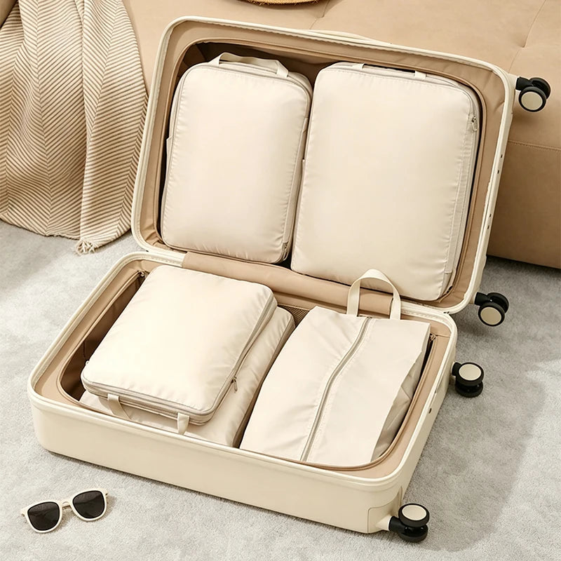 Nomvero Compression Packing Cubes – Save Up to 40% Luggage Spacer