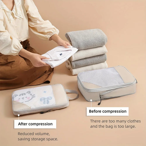 Nomvero Compression Packing Cubes – Save Up to 45% Luggage Space