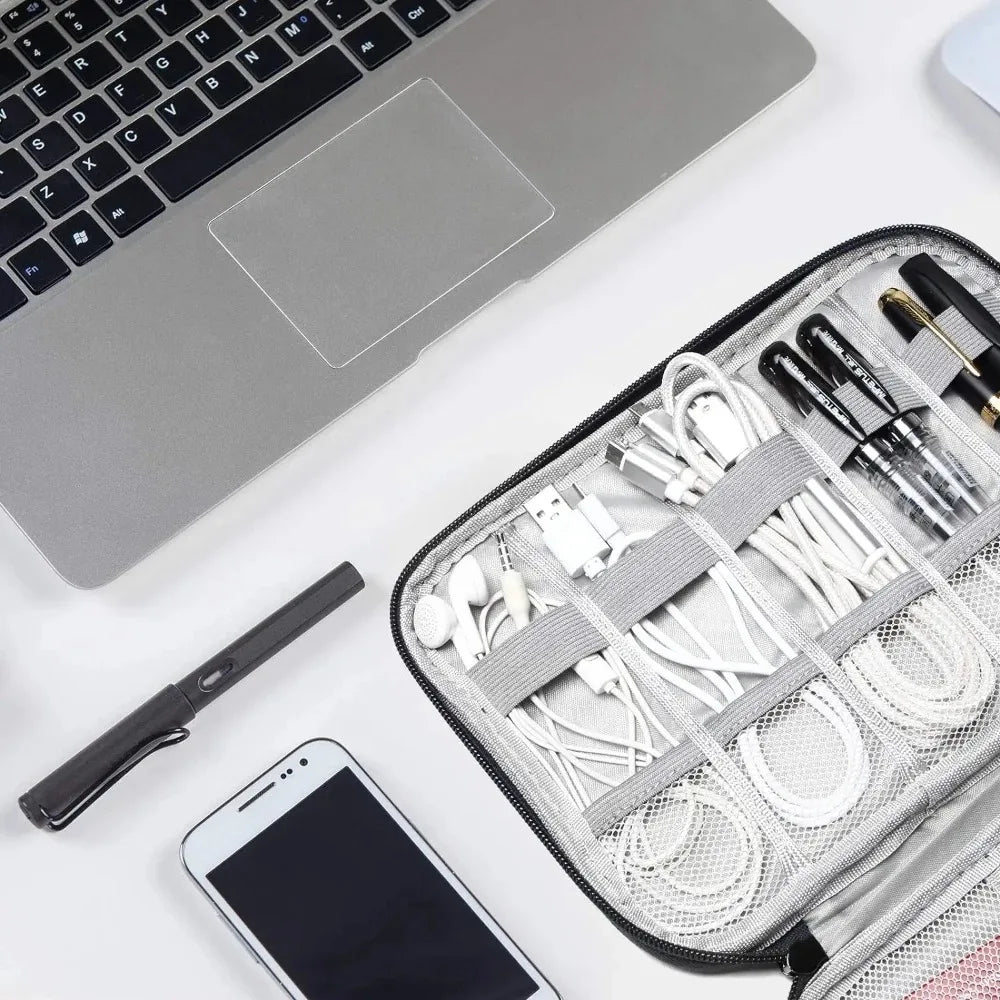 Nomvero Electronic Travel Organizer – Cable & Tech Accessories Case