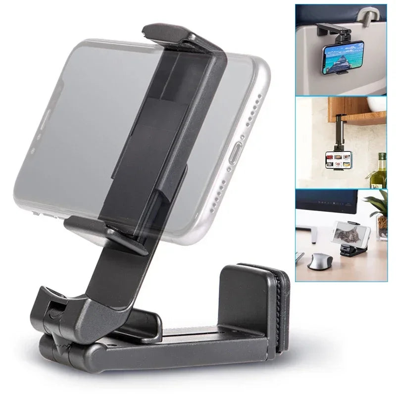 Nomvero Airplane Phone Holder – 360° Foldable Travel Phone Stand